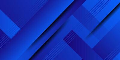 Abstract dark blue gradient illustration background with 3d blue rectangle pattern. Luxury design. Eps10 vector