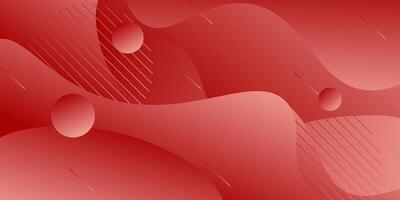 Abstract 3D wave art background design with soft red color for design. Eps10 vector