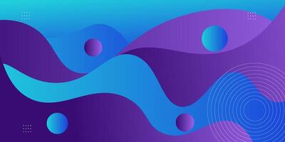 Abstract fluid 3D background with blue and purple wave design. Eps10 vector