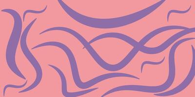 Abstract curved purple background with wavy fluid shapes and shadows. Colorful design. Cool and modern concept. Eps10 vector