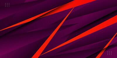 Purple and orange abstract background with overlapping triangle design. Suitable for banner, poster, presentation, brochure, flyer, cover. Eps10 vector