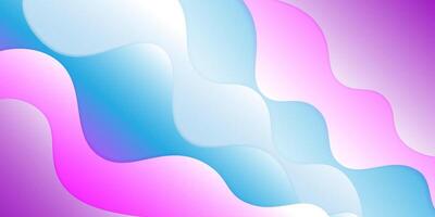 Cool gradient bright colorful background with geometric 3D waves and simple pattern elements. Colorful wave design. Simple yet elegant concept. eps10 vector