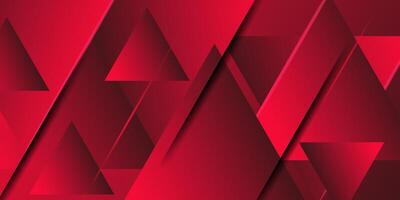 Abstract red triangle overlapping background for card graphic design. Red background elements. Eps10 vector