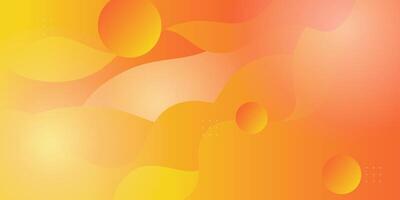 Modern wavy orange textured background design in 3D style with dynamic orange color. EPS10 vector