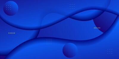 Abstract fluid 3D background with blue wave design. Eps10 vector