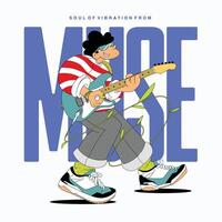 Muse The Guitar vector