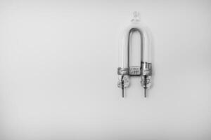 Old lamps from radio electronics. Lamps from calculating devices and lighting. photo