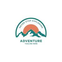 Adventure Mount template design vector
