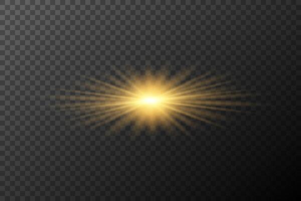 golden light flash background