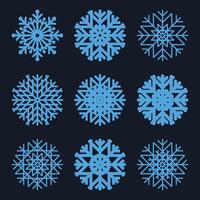 Snowflakes seamless pattern. Snowfall Christmas repeat backdrop. Seamless pattern Christmas snowfall, backdrop winter snowflake illustration vector