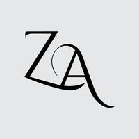 Initial letter ZAlogo design vector