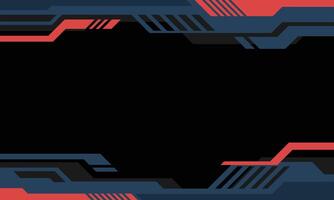 Abstract modern futuristic border blank background vector