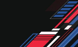 Abstract racing geometric lines modern background for car wrap sticker vector