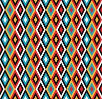 Circus harlequin abstract seamless pattern. Psychedelic joker pattern of rhombuses. Geometric mosaic background. vector