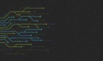 Circuit board technology banner. Circuit board background. Futuristic circuit board banner. illustration vector