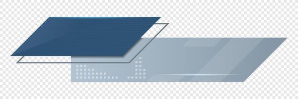 Futuristic design lower third banner. Blue geometric lower third banner template design. headline title. illustration vector