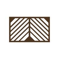 Architecture logo design template. Architectural icon design. window pattern illustration element design. Basic illustration design elements with architectural theme vector