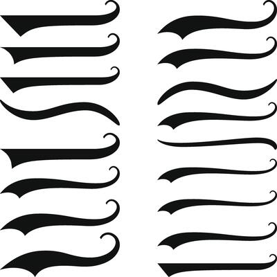Text Tails Swoosh Baseball Sign, Typography font curve tail, font swoosh tail ornamental , Typographic swash and swooshes tails
