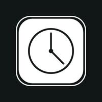 clock icon illustration vector