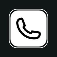 Telephone ranging icon vector