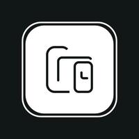 electrical outlet icon vector