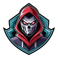 a cartoon character with a hoodie on vector