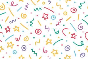 a colorful pattern with stars and stars vector