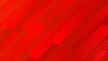 Abstract red dynamic background with halftone, modern wallpapers vector