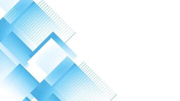 White Blue background with abstract graphic elements for presentation background design. Blue Geometric Background Abstract vector