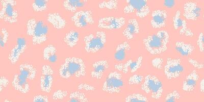 Dynamic seamless pattern featuring abstract spots on a pastel pink background. Minimalist animal-inspired plain print. Perfect ornament for fashion textiles, modern decor, creative branding designs vector