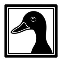 Creative duck logo free for personal or commercial use. vector
