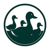 Simple and free bird logo icon ideal for design projects. vector