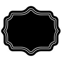 Antique photo frame for creative vintage design vector