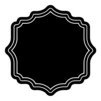 Retro photo frame illustration for digital artwork vector