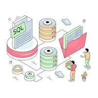 Trendy design of sql file vector