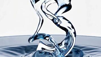 Captivating Water Footage Showcasing Fluid Dynamics and Motion video