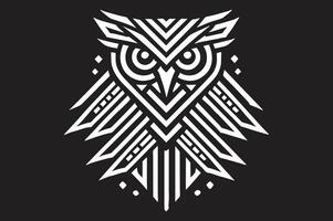Owl Silhouette Graphics for DIY Projects vector