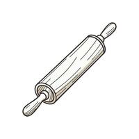 Rolling pin icon vector