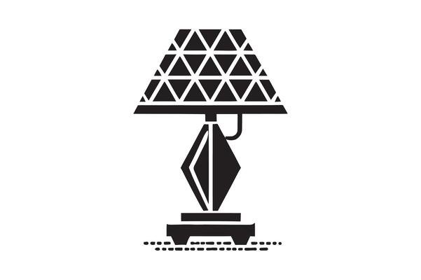 Detailed Desk Lamp Outline Silhouette Graphics
