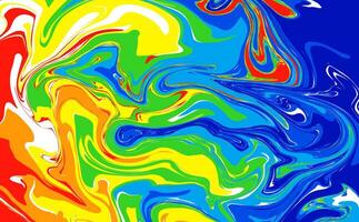Creative Colorful abstract geometric background. Liquid dynamic gradient waves. Fluid marble texture. vector