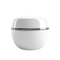 A white container with a lid on a transparent background png