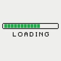 Green Loading Bar illustration vector