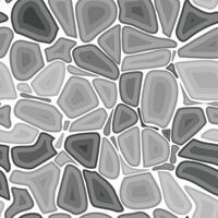 Monochrome Mosaic tile pattern Abstract Stone Pebble vector