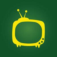 Television trendy artwork attractive abstract illustration colorful valuable design vector
