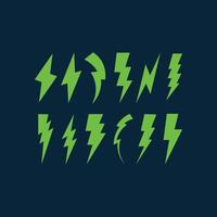 Lightning bolt trendy artwork handsome abstract illustration colorful valuable design vector
