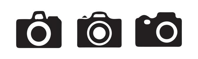 Camera rotation icon set, Switch from front to back camera icon vector