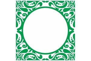 Square Fluid Frame Border vector
