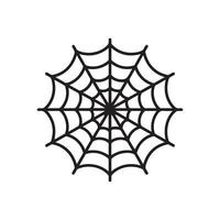 Spider web icon on white background vector