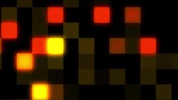 Retro digital block, technology background material video