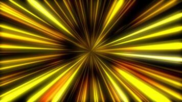 Concentrated lines of light, rays, technology background material video
